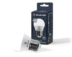Лампа светодиодная 10W Е14 шарик 6500К  Включай 