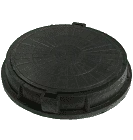 Люк канализ. (черный)25 т