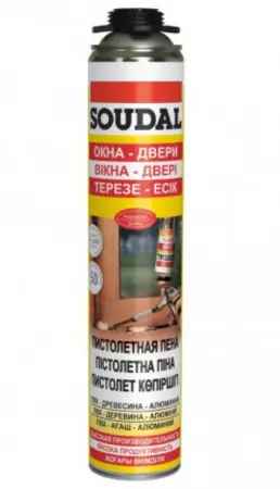 SOUDAL Пена пистолетная окна-двери 750 мл